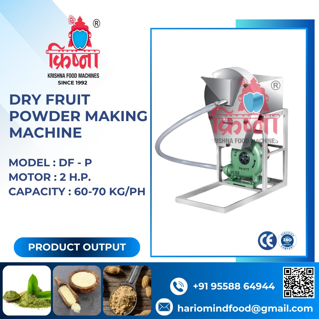 Dry-Fruit Powder Making Machine