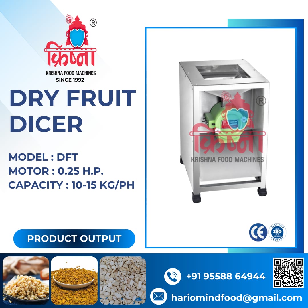 Dry-fruit Dicer/Granulator